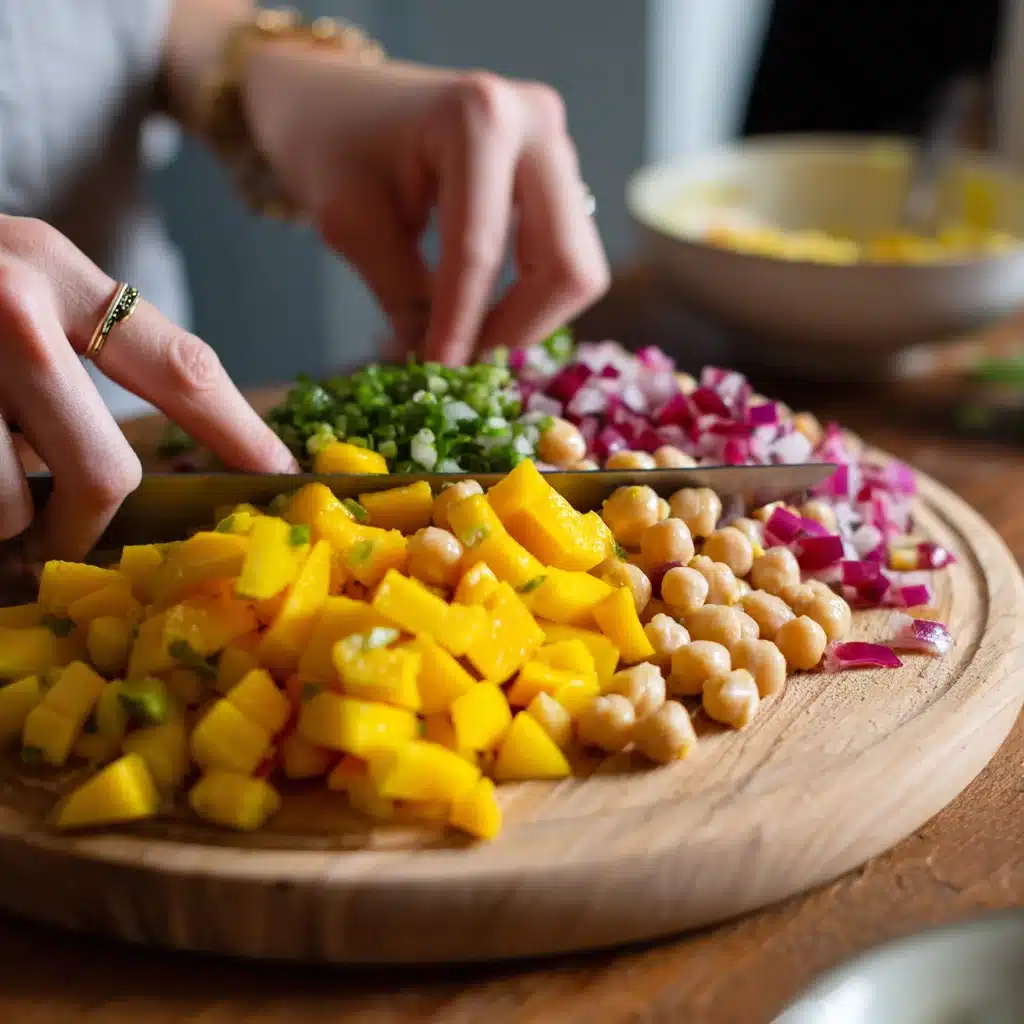 Protein-Packed Mango Chickpea Salad
