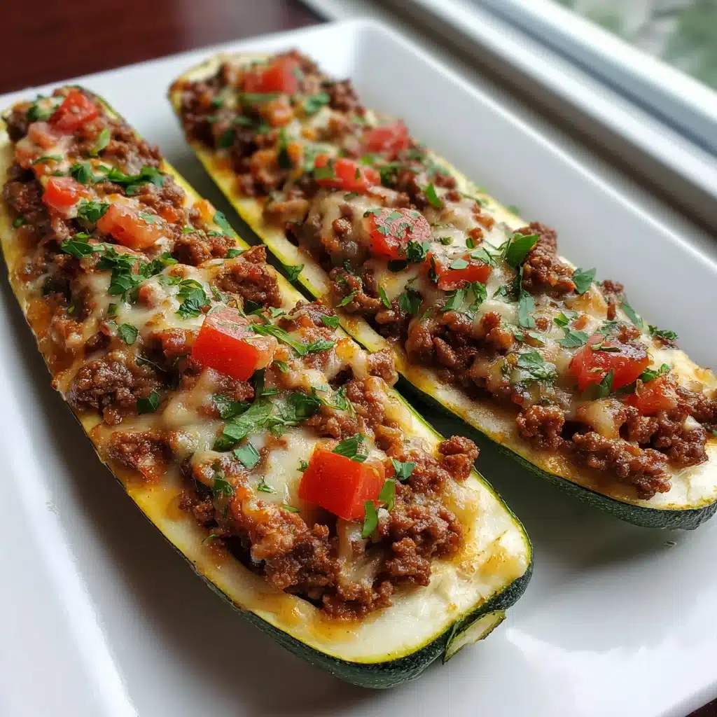 Easy Ground Beef Zucchini Boats (35-Minutes)